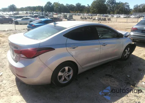 2014 Hyundai Elantra Se из США, поврежденный, VIN 5NPDH4AE1EH460242